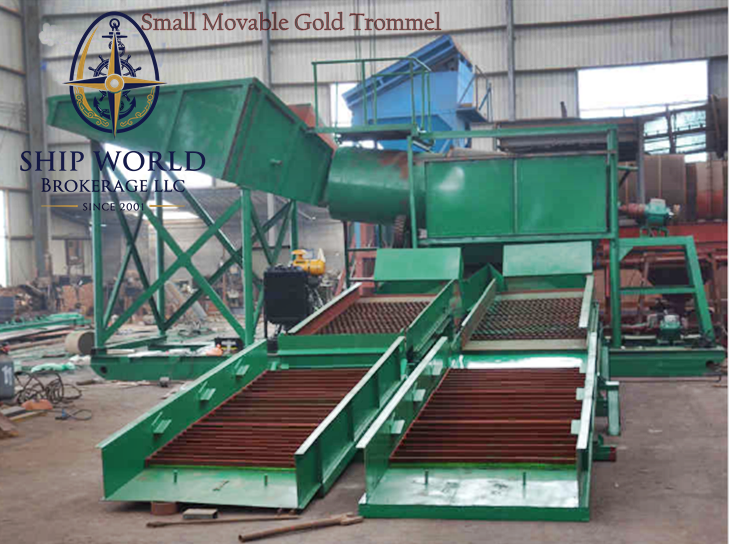 Small Movable Gold Trommel